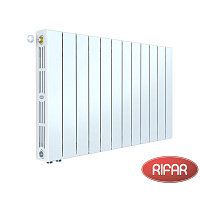 Биметаллический радиатор RIFAR SUPReMO 500-12 секций нижнее правое подключение