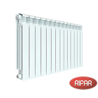 Алюминиевый радиатор RIFAR ALUM 500-14 секций боковое подключение