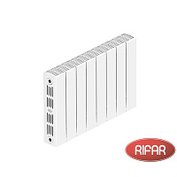 Биметаллический радиатор RIFAR SUPReMO 350-8 секций боковое подключение