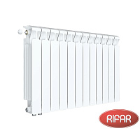 Биметаллический радиатор RIFAR MONOLIT 500-12 секций нижнее левое подключение