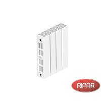 Биметаллический радиатор RIFAR SUPReMO 350-4 секции боковое подключение