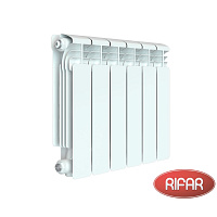 Алюминиевый радиатор RIFAR ALUM 350-6 секций боковое подключение