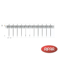 Алюминиевый радиатор RIFAR ALUM 200-12 секций нижнее левое подключение