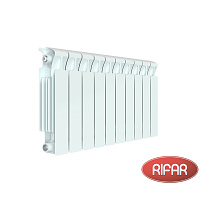 Биметаллический радиатор RIFAR MONOLIT 350-10 секций боковое подключение