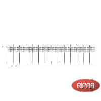 Алюминиевый радиатор RIFAR ALUM 200-14 секций нижнее левое подключение