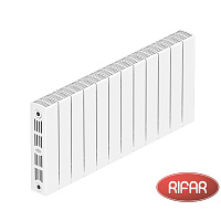 Биметаллический радиатор RIFAR SUPReMO 350-12 секций боковое подключение