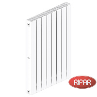 Биметаллический радиатор RIFAR SUPReMO 800-8 секций боковое подключение