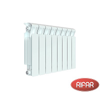 Биметаллический радиатор RIFAR MONOLIT 350-8 секций боковое подключение