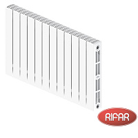 Биметаллический радиатор RIFAR SUPReMO 500-14 секций боковое подключение