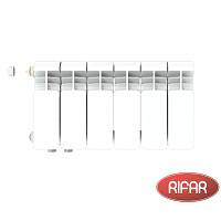 Алюминиевый радиатор RIFAR ALUM 200-6 секций нижнее левое подключение