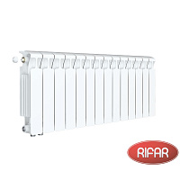 Биметаллический радиатор RIFAR MONOLIT 350-14 секций нижнее правое подключение