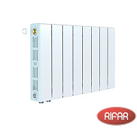 Биметаллический радиатор RIFAR SUPReMO 350-8 секций нижнее правое подключение