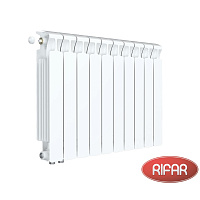 Биметаллический радиатор RIFAR MONOLIT 500-10 секций нижнее левое подключение