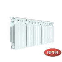 Биметаллический радиатор RIFAR MONOLIT 350-14 секций боковое подключение