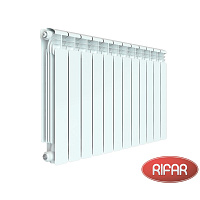 Алюминиевый радиатор RIFAR ALUM 500-12 секций боковое подключение