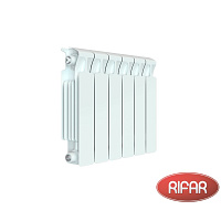 Биметаллический радиатор RIFAR MONOLIT 350-6 секций боковое подключение