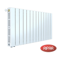 Биметаллический радиатор RIFAR SUPReMO 500-14 секций нижнее правое подключение
