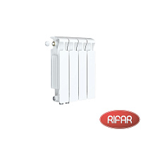 Биметаллический радиатор RIFAR MONOLIT 350-5 секций нижнее правое подключение