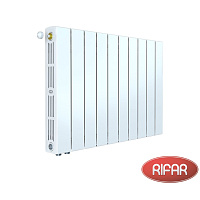 Биметаллический радиатор RIFAR SUPReMO 500-10 секций нижнее правое подключение