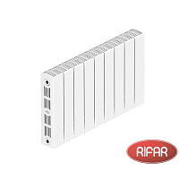 Биметаллический радиатор RIFAR SUPReMO 350-9 секций боковое подключение