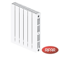 Биметаллический радиатор RIFAR SUPReMO 500-6 секций боковое подключение