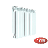 Алюминиевый радиатор RIFAR ALUM 500-8 секций боковое подключение