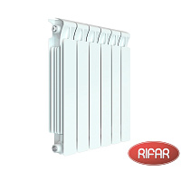 Биметаллический радиатор RIFAR MONOLIT 500-6 секций боковое подключение