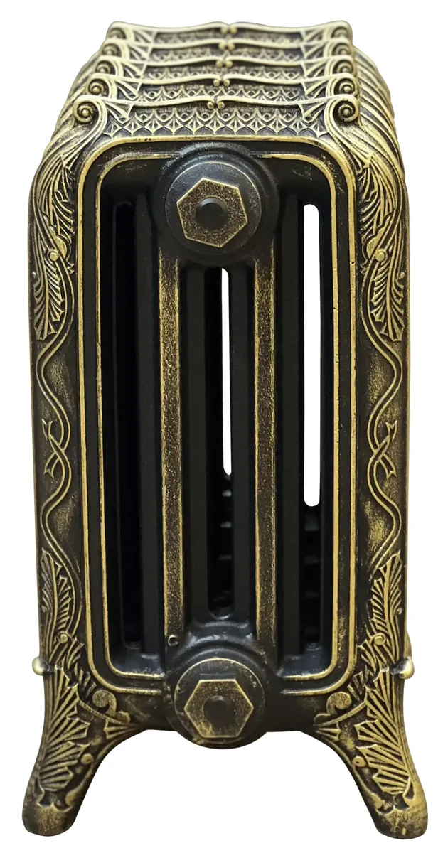 Чугунный дизайн-радиатор РАДИМАКС IRIS, золотая патина