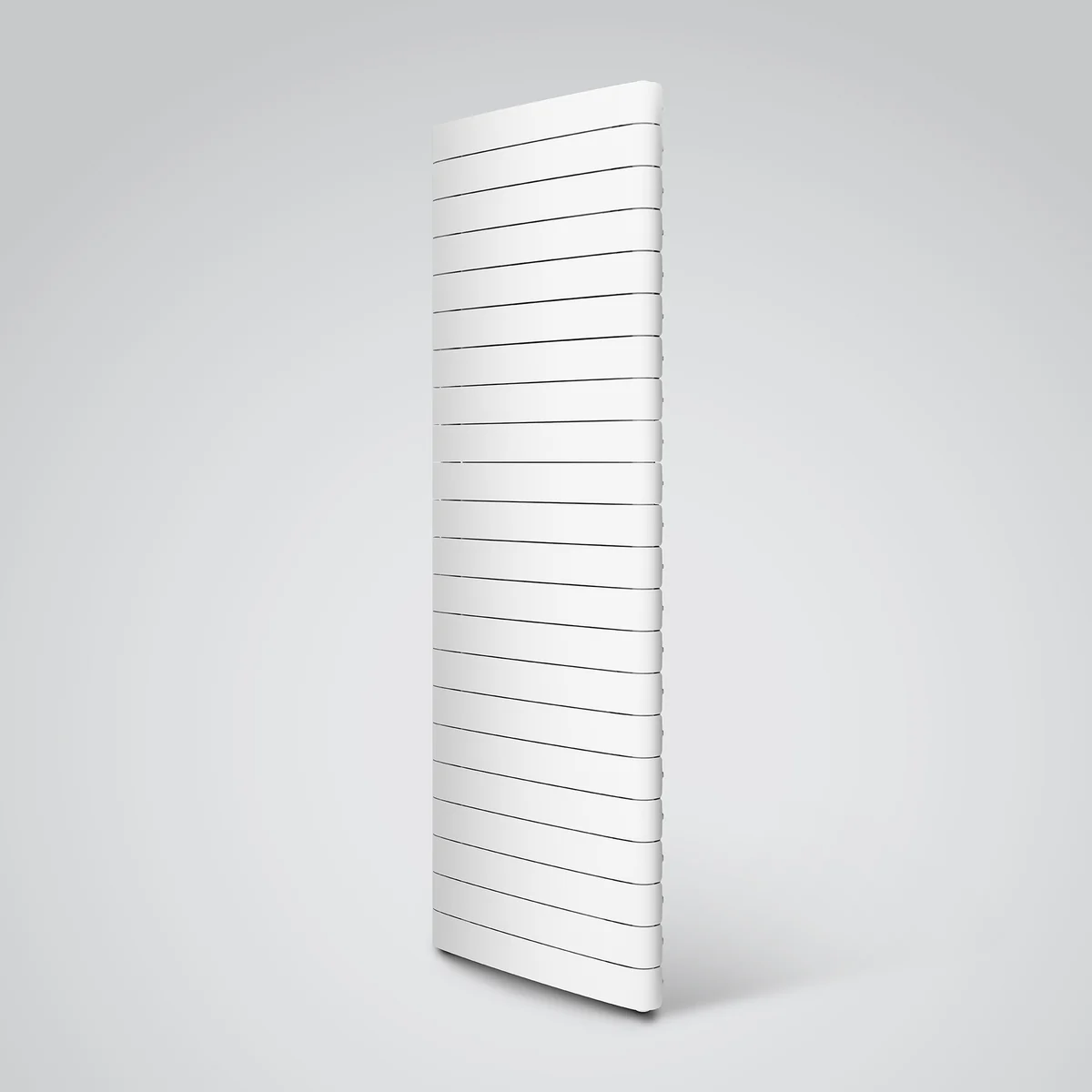 Радиатор Royal Thermo Eclipse Tower Белый — три четверти